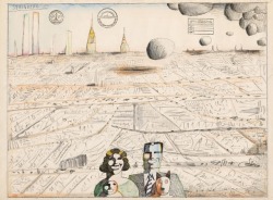 jareckiworld:Saul Steinberg -  Utopia  