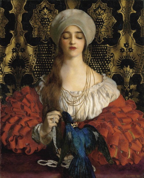 The Blue Bird (1918). Frank Cadogan Cowper (English, 1877-1958). Oil on canvasThe picture undoubtedl