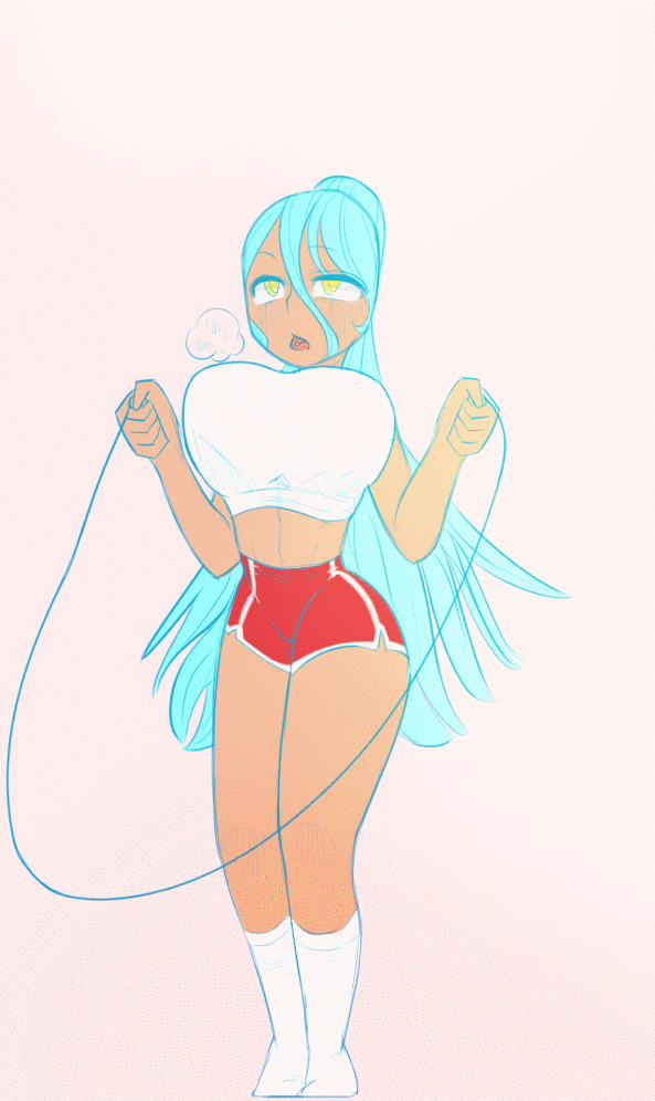 cottoncandysheeps:  Human Circuit jumping rope ! 