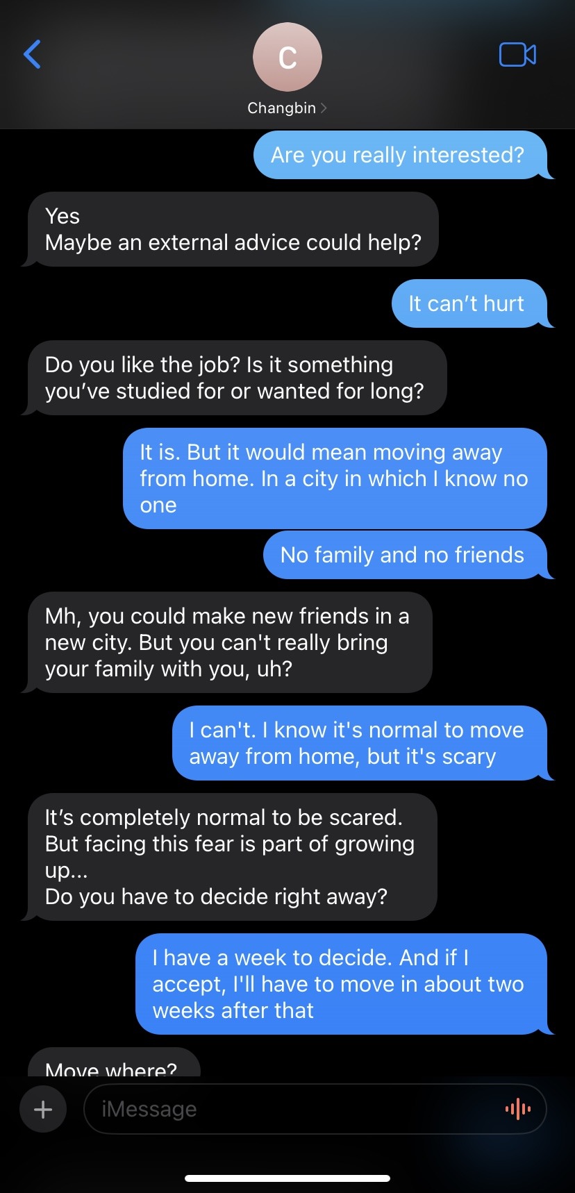Texting The Wrong Number | Changbin X You