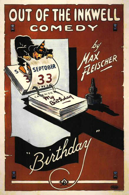 OUT OF THE INKWELL COMEDY by Max Fleischer 'Birthday'
