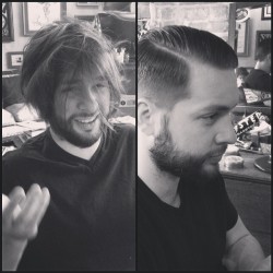 imonkeyaround:  Before and after on @tvtrae #notsurewhattodowithmyhands check out @do2w tonight at the basement in #eav #deathontwowheels #do2w #marytoddhairco #cabbagetown #atlanta #weloveatl #mens #haircut #barbering #barber  @cc_vero