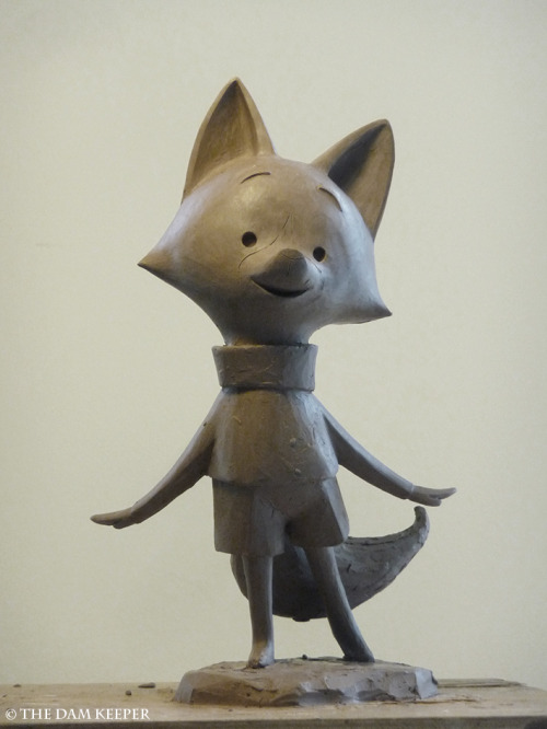 ca-tsuka: Sculptures by Andrea Blasich for production of The Dam Keeper animated short-film directed by Dice Tsutsumi and Robert Kondo. 