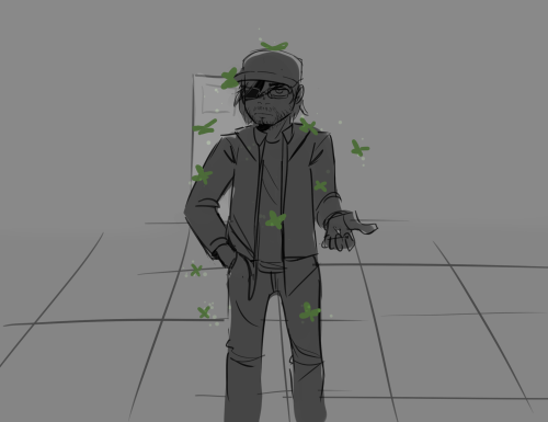 Kondraki Maybe.... Was The First One To Give Glass A Pin? So He Changes That Annoying Smiley Face One