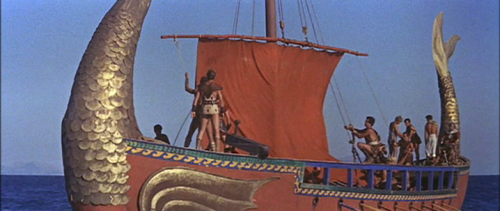 Mythical Ancient Greek ship, the Argo, in: I giganti della Tessaglia (1960) / The Giants of Thessaly