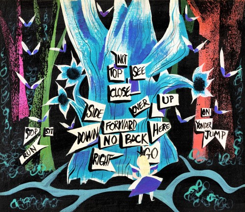 Alice In Wonderland - Concept Art By Mary Blair (1951)