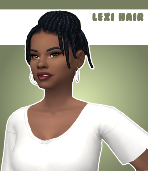 stephanine-sims: - ̗̀ Lexi Hair ̖́- I knew I wanted to do something with these amazing twists, so 