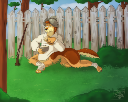 Commission for @horse-la-mode! Rustic and calm~Commissions are still open!