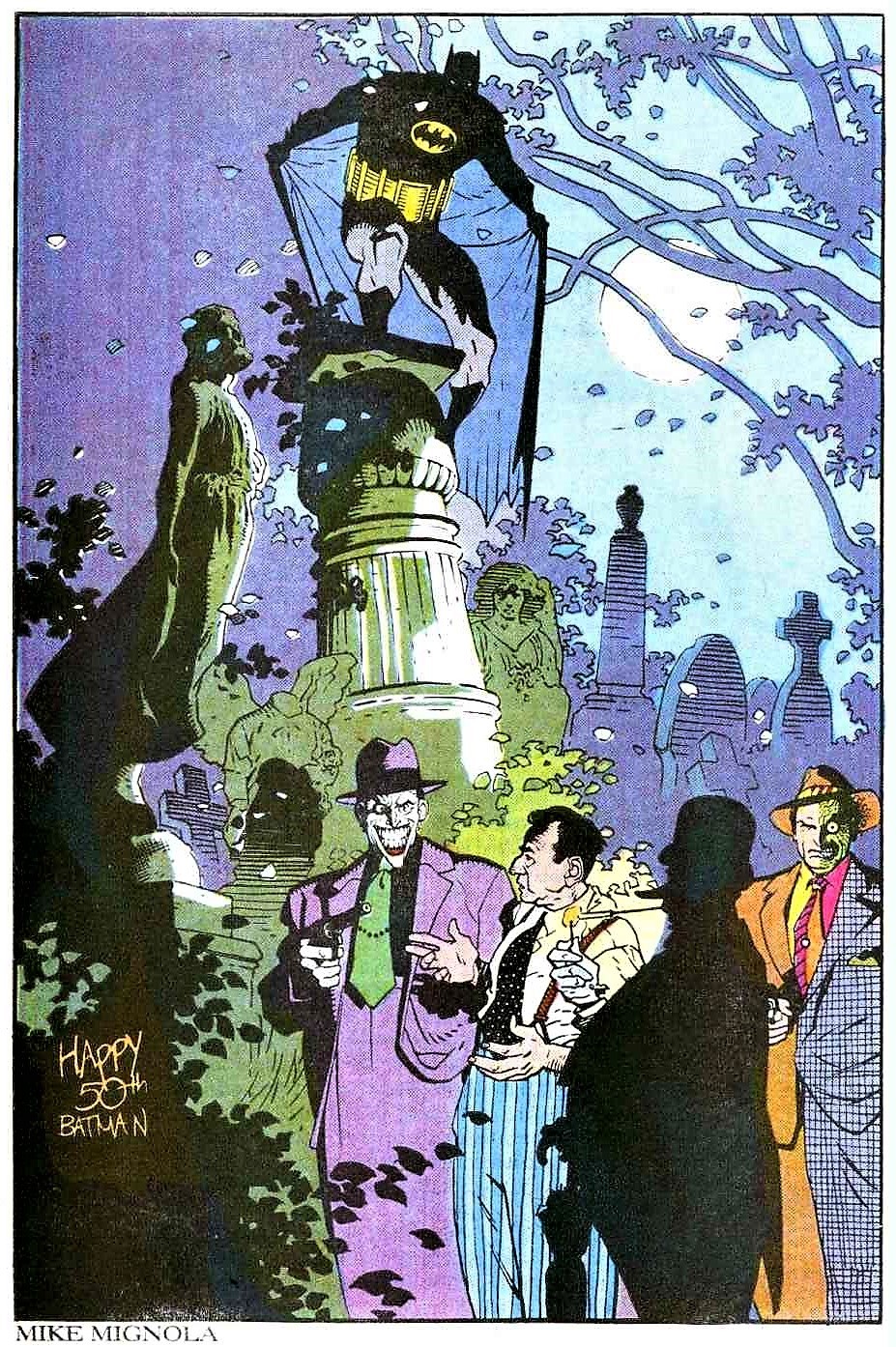 The Bristol Board — Pin-up by Mike Mignola from Detective Comics #599,...