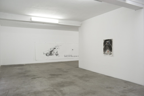 HÉLÈNE BARIL
Night of the Hunter
2019
In this installation of new drawings and works on paper by Hélène Baril, a space of hostility opens up that lies somewhere between Dürer’s Melancholia 1 and Octavia Butler’s Xenogenesis trilogy. Her drawings...