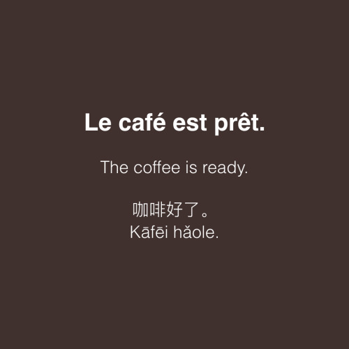 lefrancaisetvous:C'est l'heure du café. It’s coffee time.