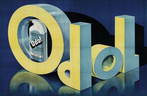 Poster for Odol mouth wash, 1930. Unknown artist Lingner-Werke, Vienna. Via plakatkontor