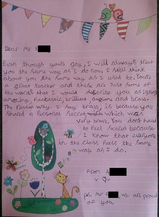 micdotcom:  This 9-year-old’s letter to her gay teacher proves homophobia is dying