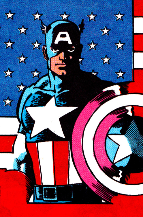 jthenr-comics-vault:  Stars & Stripes ForeverCap by George Perez 