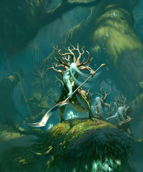 Battletome Sylvaneth Cover  Mark Holmeswww.artstation.com/artwork/60BGN 