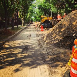 What my street looks like right now. #damn