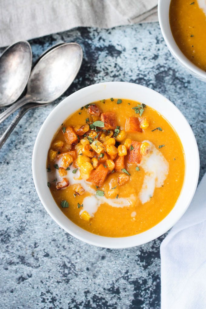 Butternut Squash Corn Soup