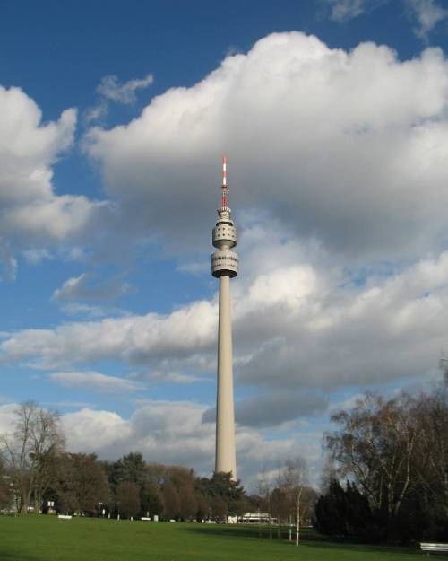 The Classical #Dortmund #landmark Called #Florianturm In Front Of A #winter #sky - Open Daily Except