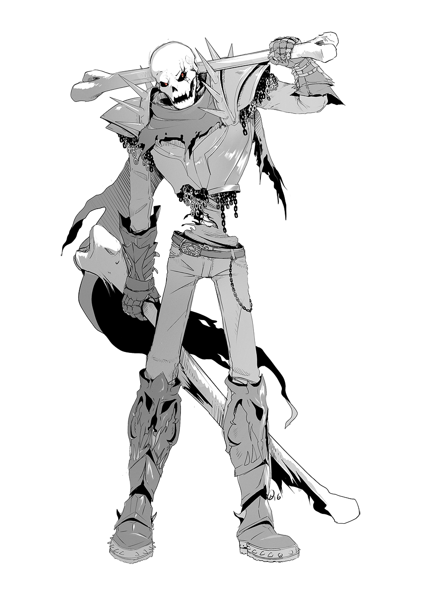 mnstrcndy:  Requested Underfell Paps. :) What a fun dude to draw.  