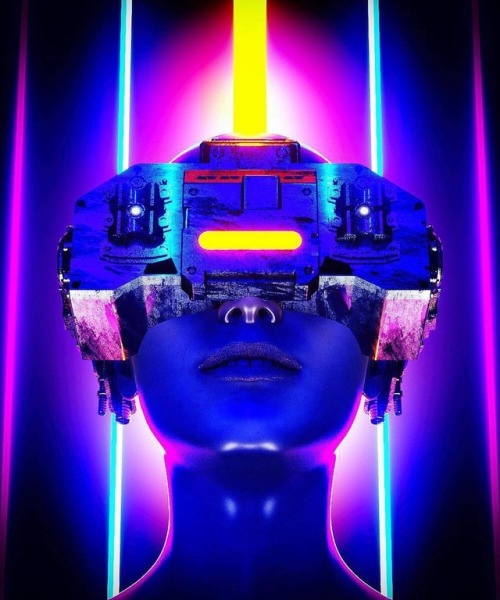 retrowave-vr: “Dope Vision” by @thedizzyviper Visit this artist profile for more amazing