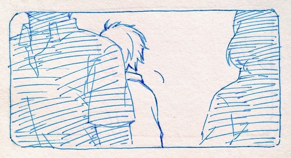 cousaten:  The silence in our wake. Set sometime after they graduate from the volleyball
