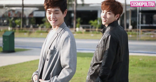 parkjngsoo-deactivated20190109: Leeteuk and Onew for Cosmopolitan
