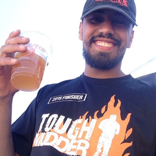 That finish line beer!!! #toughmudder2015