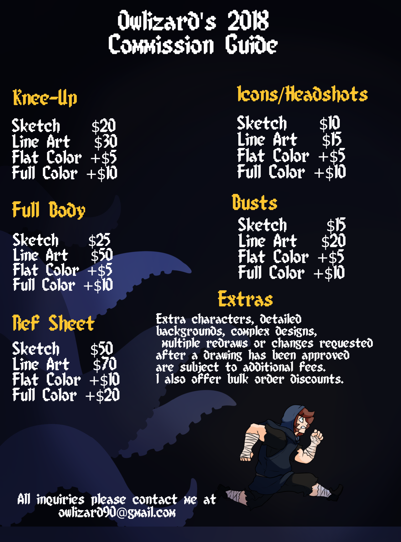 owlizard:Taking commission slots if anyone is interested 