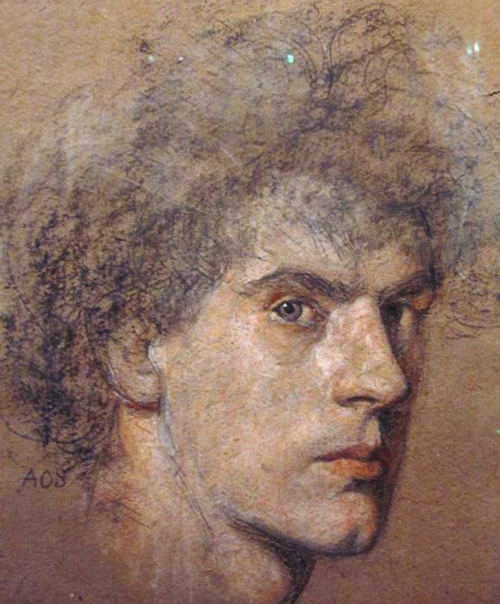 ganymedesrocks: 19thcenturyboyfriend: Self-Portrait, Austin Osman Spare  Austin Osman Spar