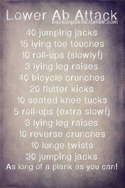 Top Lower Ab Workouts and Exercises