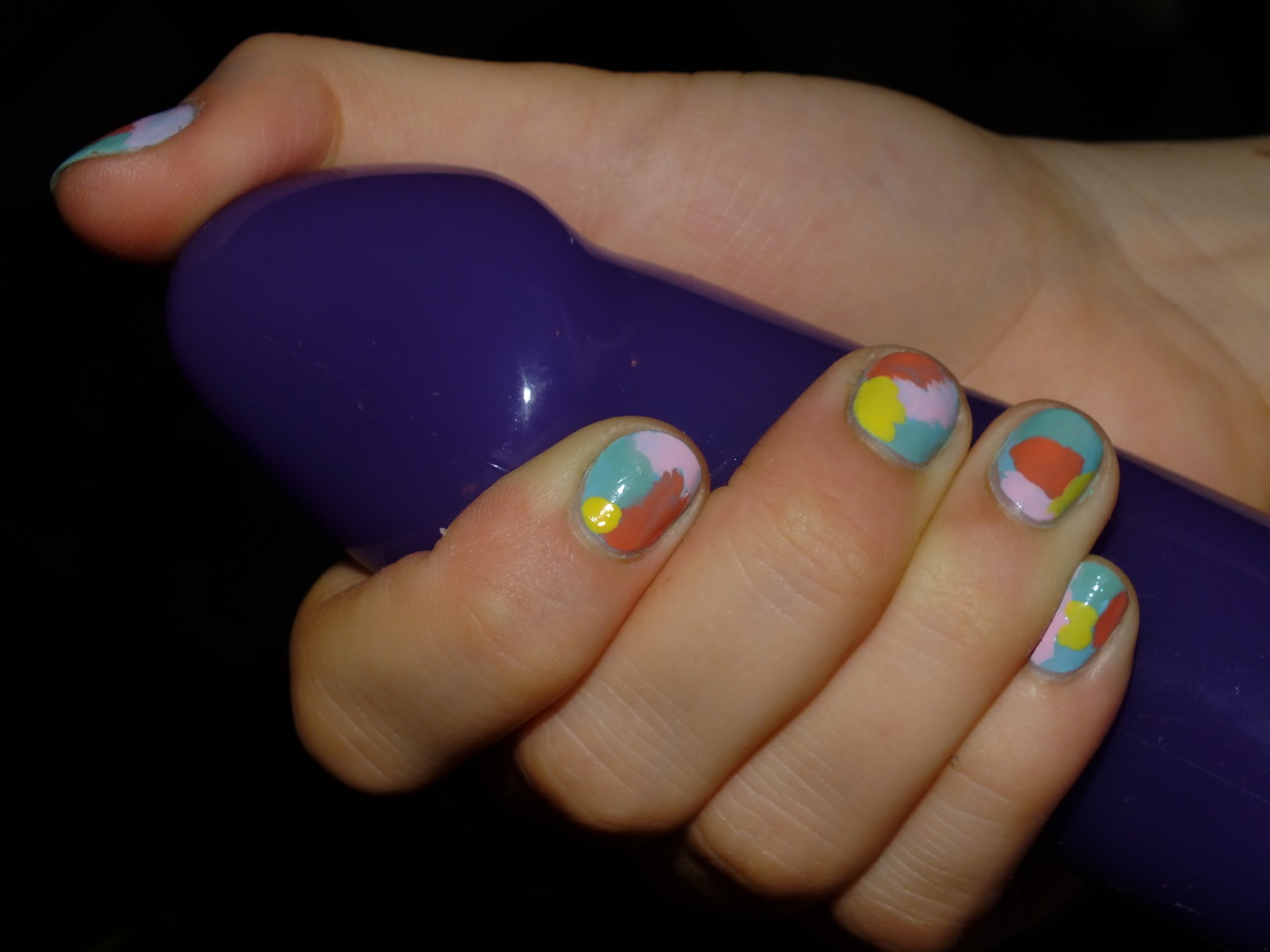 manicuremadeleine: April 19, 2013 Watercolours Manicure! Color Club Endless Color