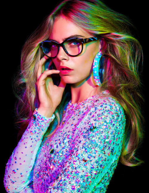 manisima:  Cara Delevingne for Blumarine 2012/2013 Eyewear Collection