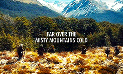 thorinds:  Hobbit Meme: [2/2] Songs - Misty Mountains  The mountain smoked beneath