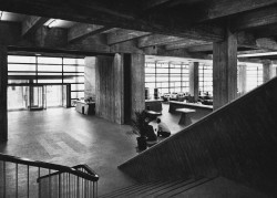 fuckyeahbrutalism:City Hall, Ueno, Mie Prefecture, Japan, 1964(Junzo Sakakura &amp; Associates)