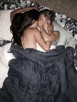 sanelysarcastic:  I could really get used to falling asleep and waking up with this nugget in my arms 