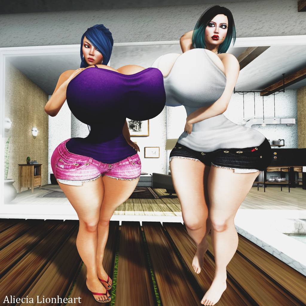alilionheart:  My friend Jen came over to try out my new stretching, well you be