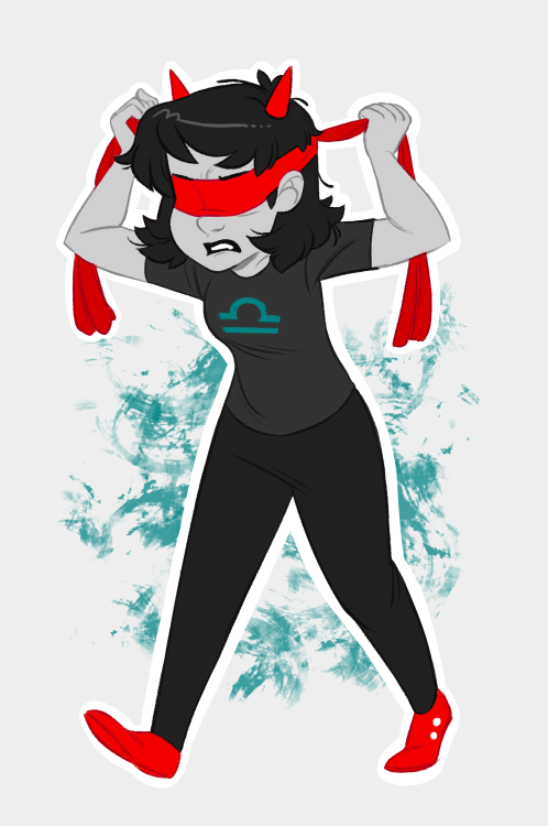 xamag-homestuck:Today I had a Homestuck dream, and it really made me want to doodle Terezi. And then