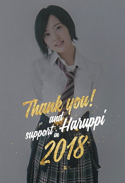 fake49: Please support Haruppi in 2018! 来年もはるっぴを応援しましょう!