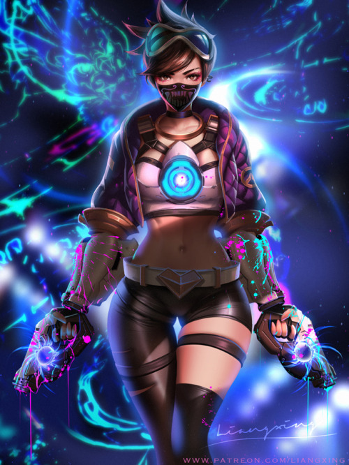 liang-xing: They are another version of kda Tracer. I hope you like them.^o^Patreon：www.patr