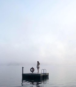 naturalswimmingspirit: emm_simmons Skinny dipping at sunrise  #skinnydipping #newhampshire #bodypositive #loveyourself 