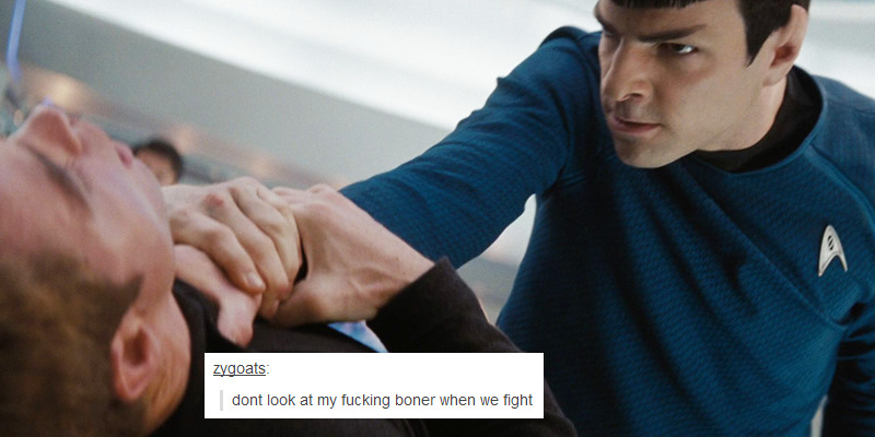 hhikarusulu:  star trek aos + tumblr text posts (pt. 2/?; pt. 1) 