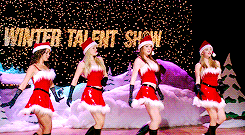 jenniferslawrence:  ♪ Jingle bell, jingle bell, jingle bell rockJingle bells swing