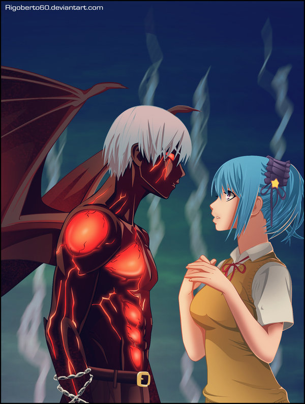 Tomoya Okazaki on Tumblr: Tsukune being saved by Kurumu after turning into  a ghoul....with a kiss. To be loved by a person so much they are willing  risk...