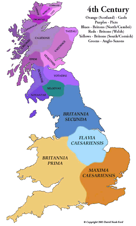 ywainofgore:Arthurian Britain vs Early Medieval BritainApproximate maps by of EBK