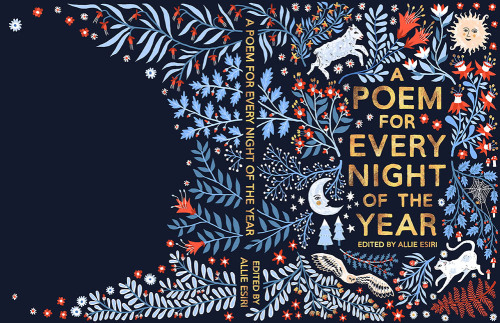 The book cover I did for Macmillan: A Poem for Every Night of the Year, Edited by Allie Esiri 