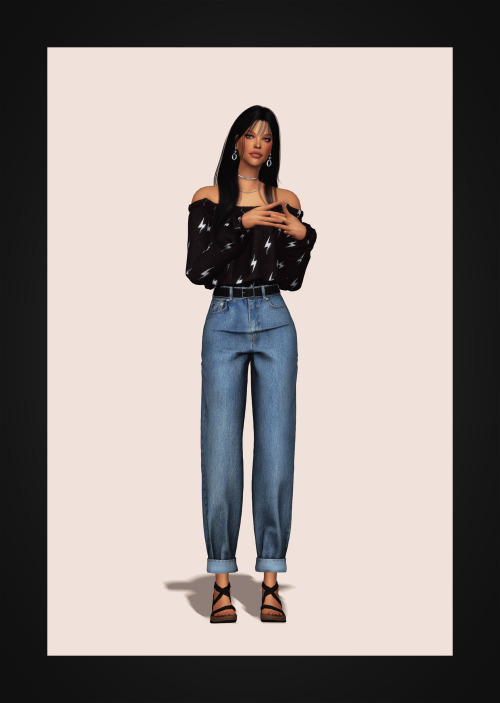 Roll-Up Jeans AFBottomNew MeshAll LOD’sShadow MapNormal MapSpecular Map15 SwatchesHQ Compatibl