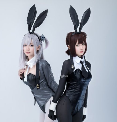 bunnygirlz: Aya ‏ @Aya_Ogiso #KanColle #Suzutsuki #Hatsuzuki #すずつき #はつづき @6thbody 六羽田トモエ先生の授權ホント
