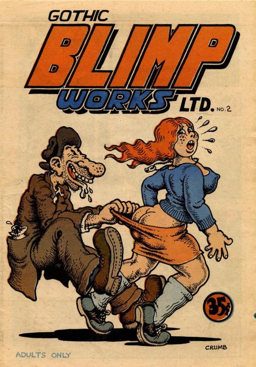 spicyhorror:Robert Crumb - Gothic Blimp Works No.2, 1969