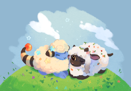 I love my two whole sheep pokemon