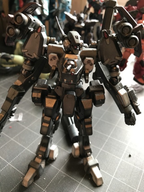 Finally finished my Armored Core 2 and Another Age figure set! : r